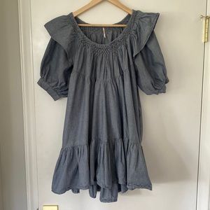 Free People Ruffle Mini dress